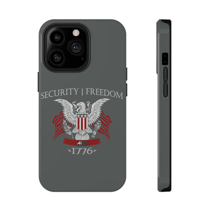 Security and Freedom iPhone TOUGH Case [Grey]