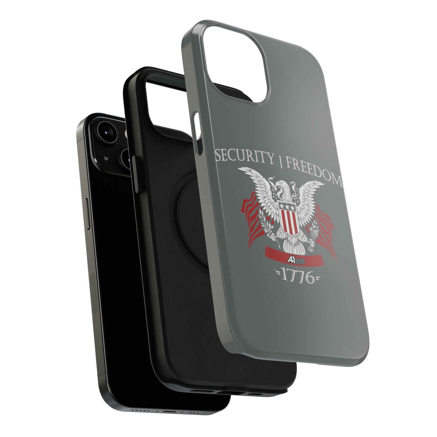 Security and Freedom iPhone TOUGH Case [Grey]