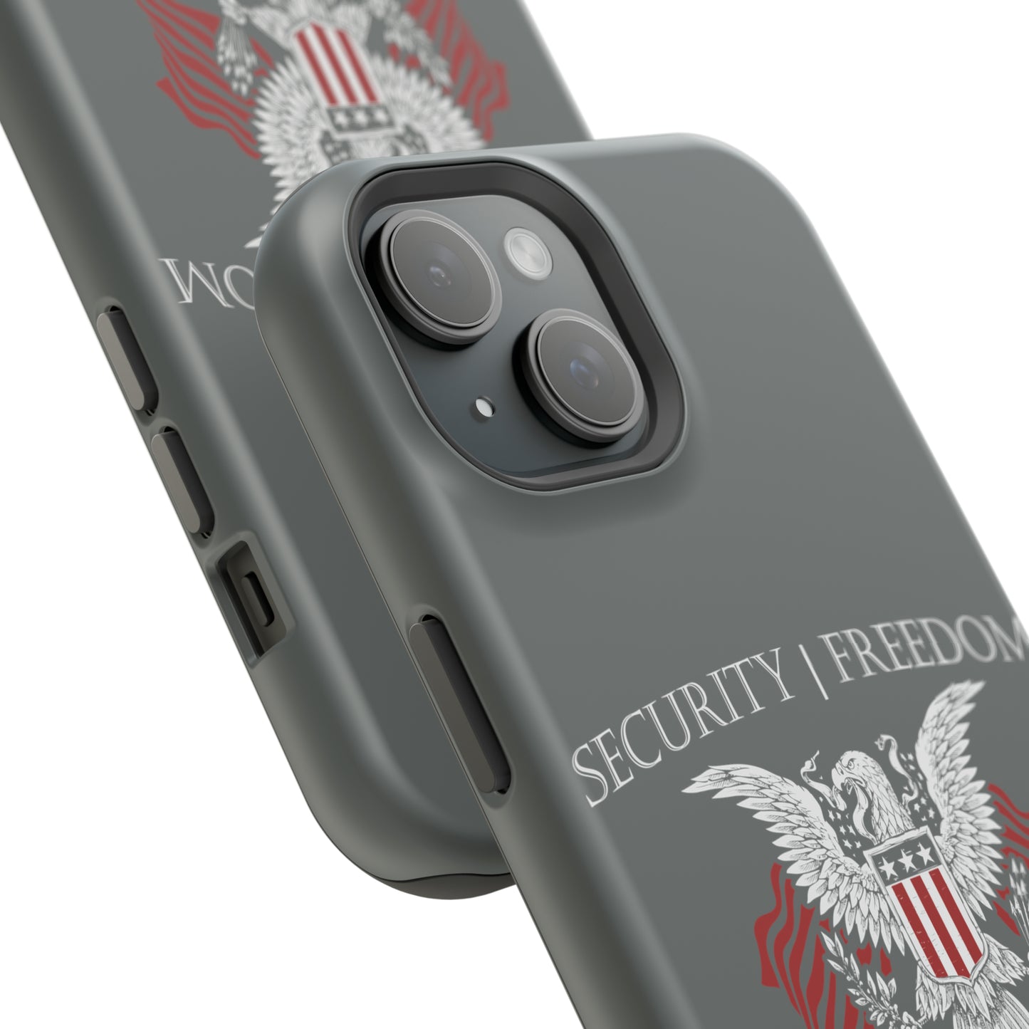 Security and Freedom iPhone TOUGH Case [Grey]