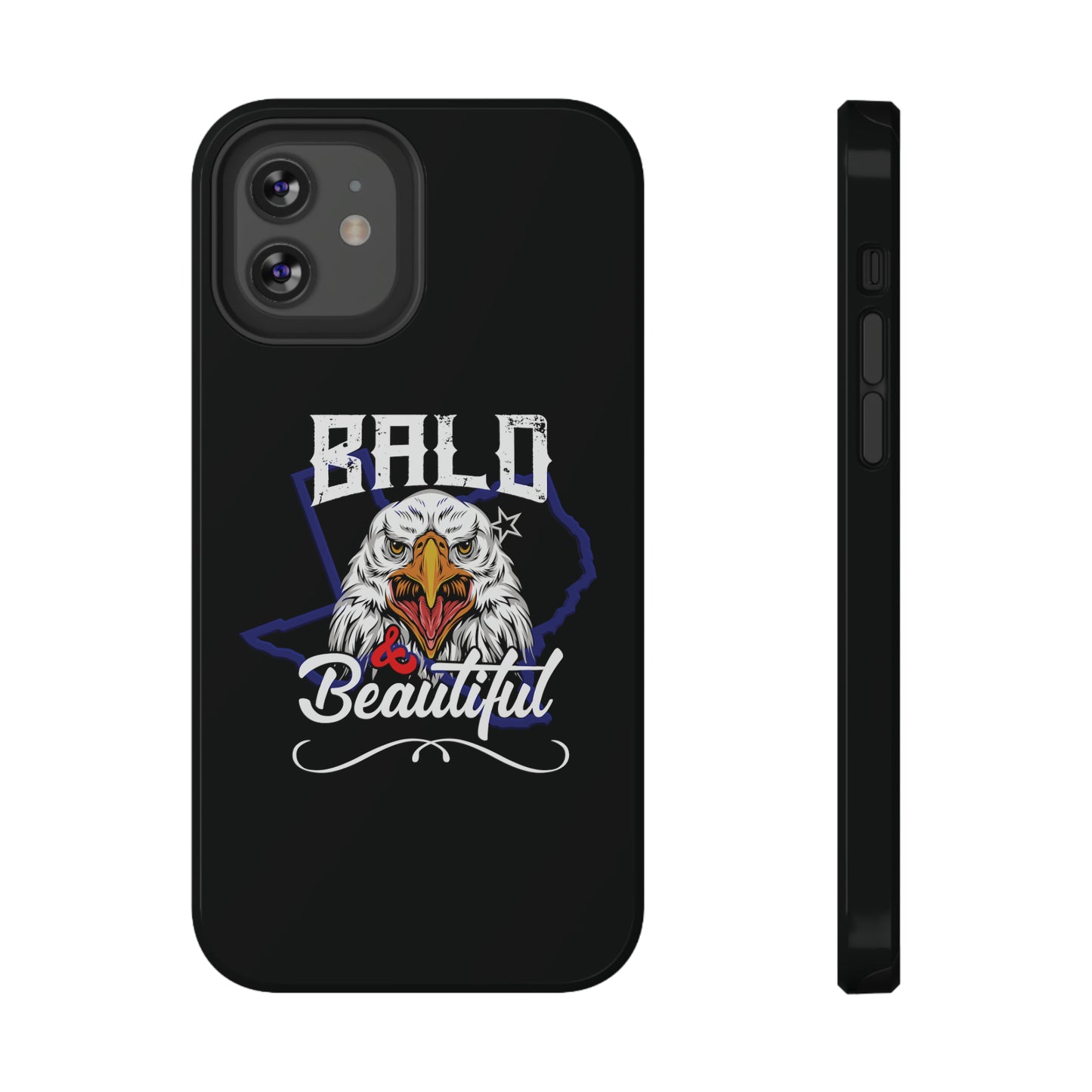 Bald and Beautiful iPhone TOUGH Case [Black]