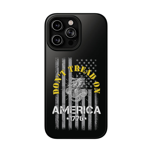 Dont Tread on America iPhone TOUGH Case [Black]