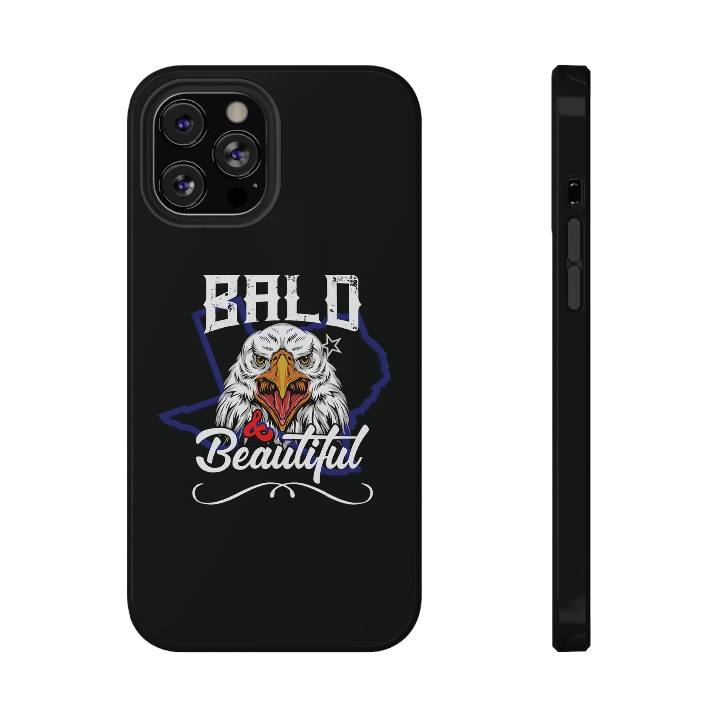 Bald and Beautiful iPhone TOUGH Case [Black]