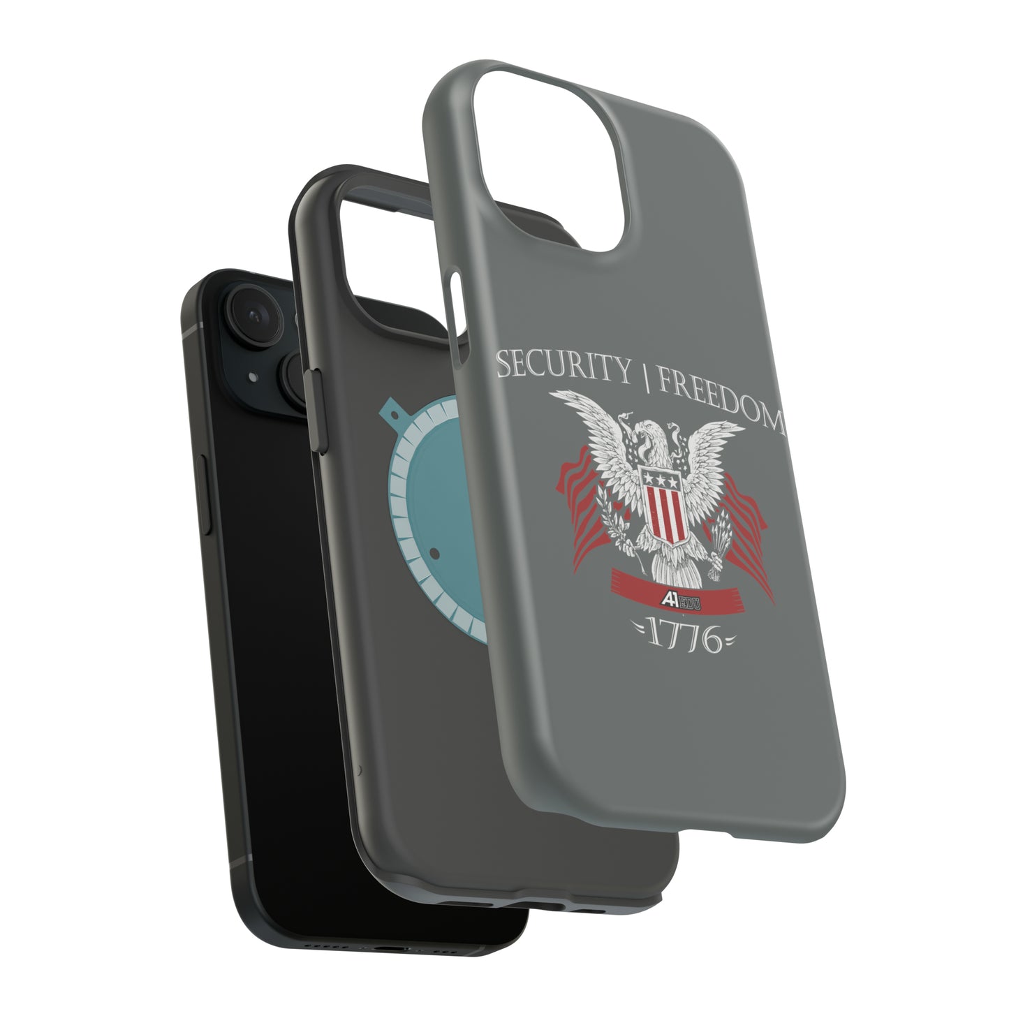 Security and Freedom iPhone TOUGH Case [Grey]