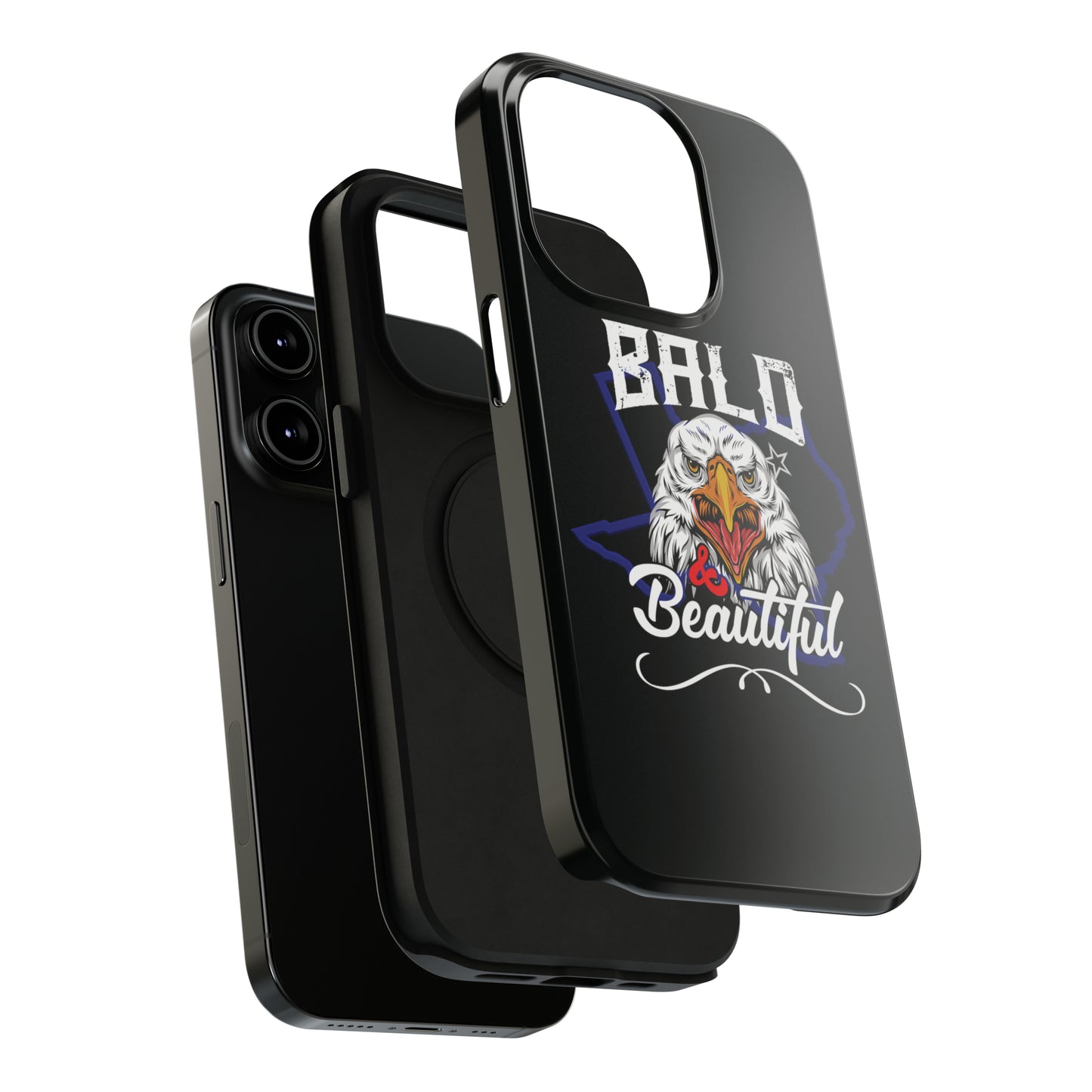 Bald and Beautiful iPhone TOUGH Case [Black]