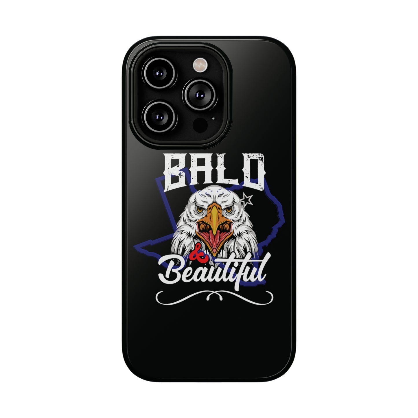 Bald and Beautiful iPhone TOUGH Case [Black]