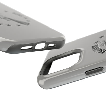 Freedom Justice Guns iPhone TOUGH Case [Silver]