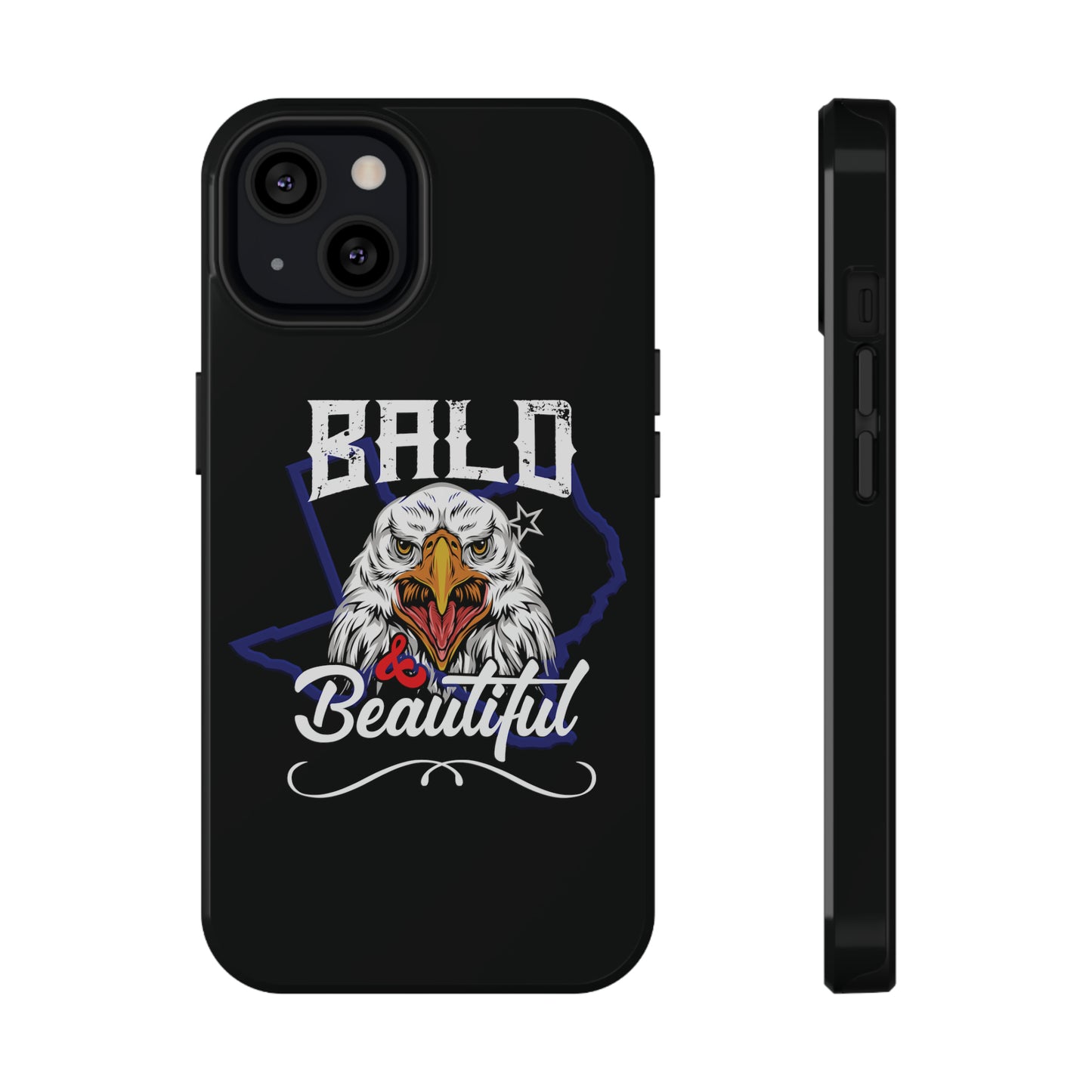 Bald and Beautiful iPhone TOUGH Case [Black]