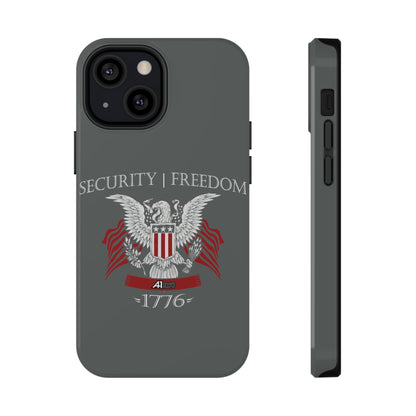 Security and Freedom iPhone TOUGH Case [Grey]