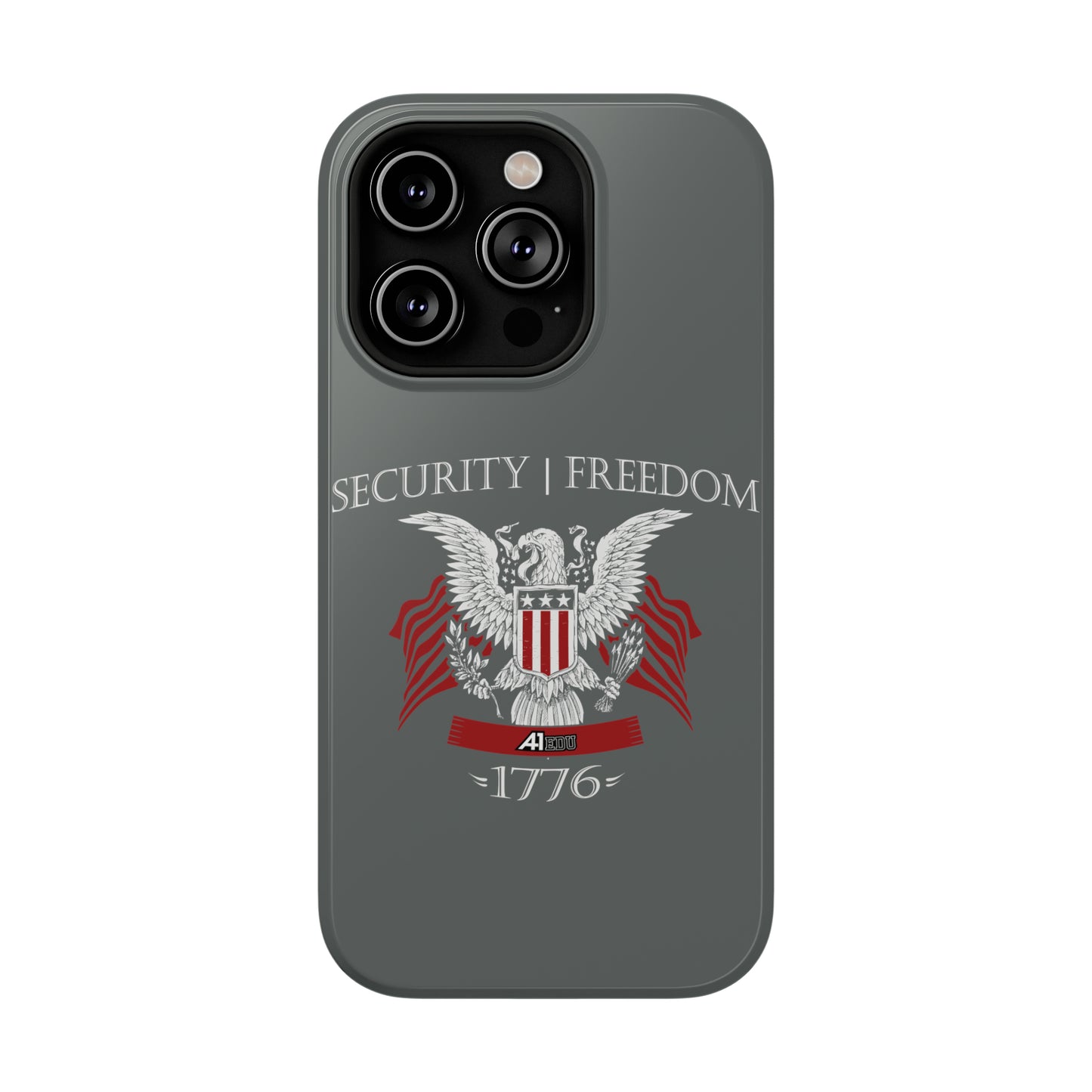 Security and Freedom iPhone TOUGH Case [Grey]