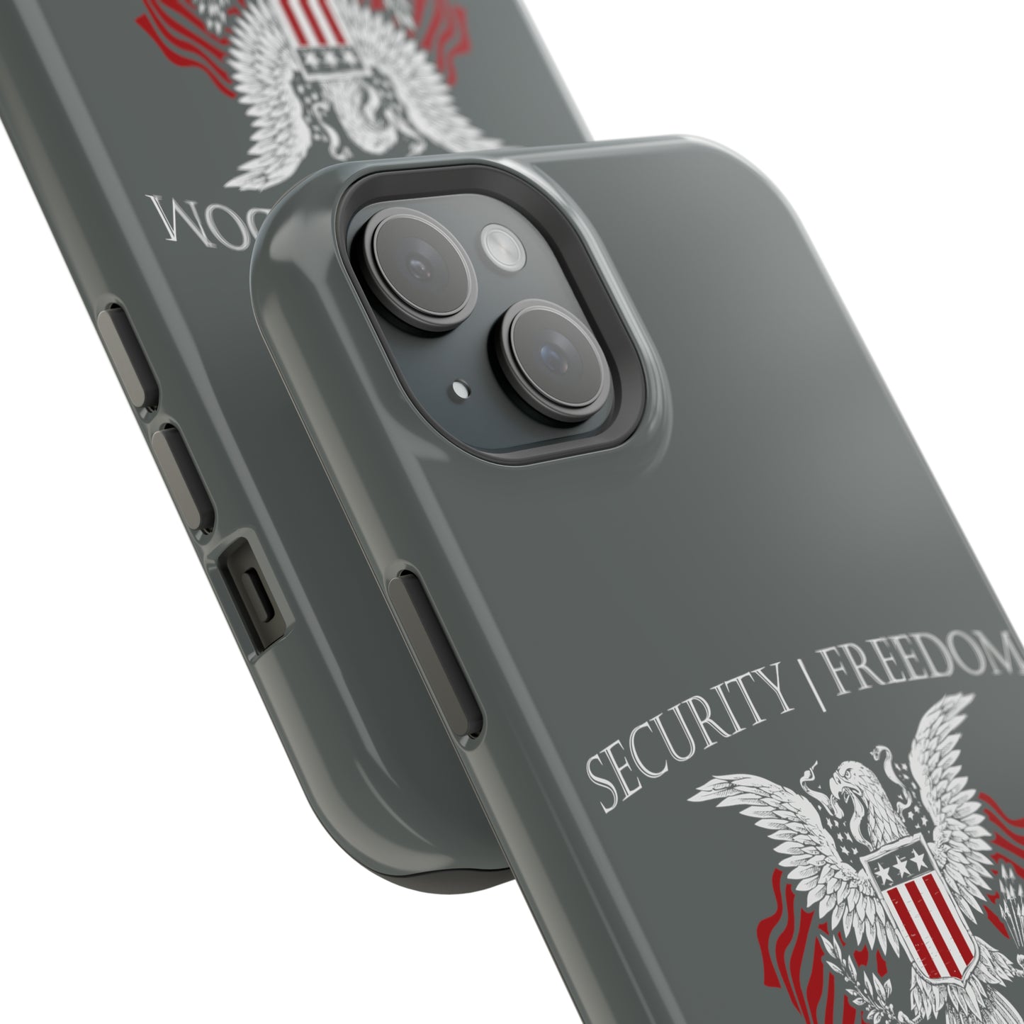 Security and Freedom iPhone TOUGH Case [Grey]