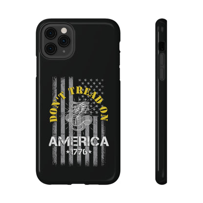 Dont Tread on America iPhone TOUGH Case [Black]