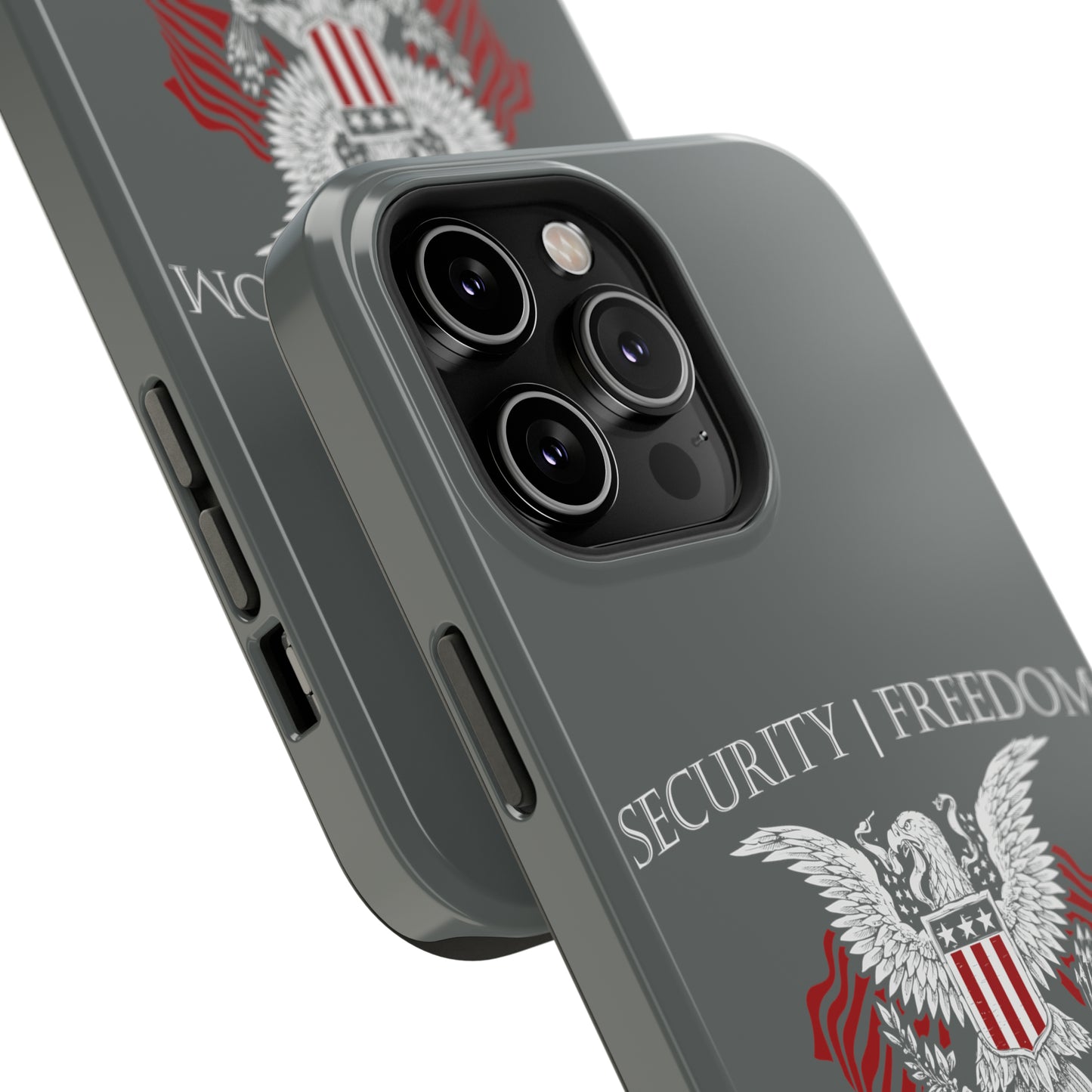 Security and Freedom iPhone TOUGH Case [Grey]