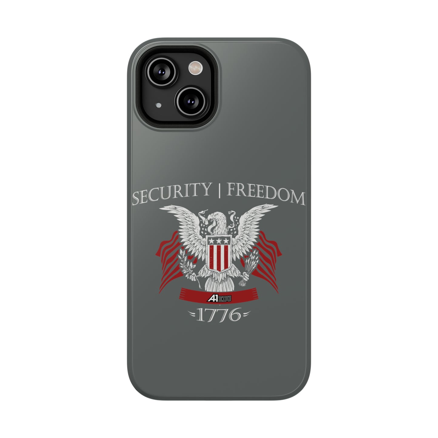 Security and Freedom iPhone TOUGH Case [Grey]