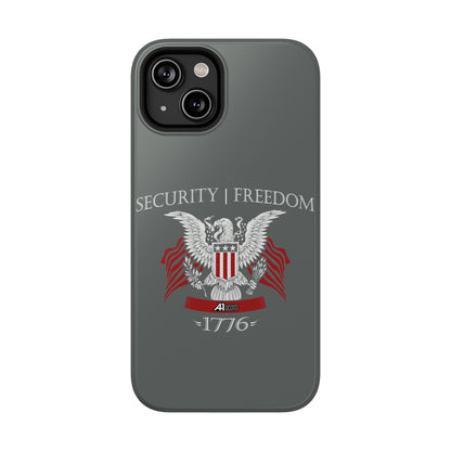 Security and Freedom iPhone TOUGH Case [Grey]