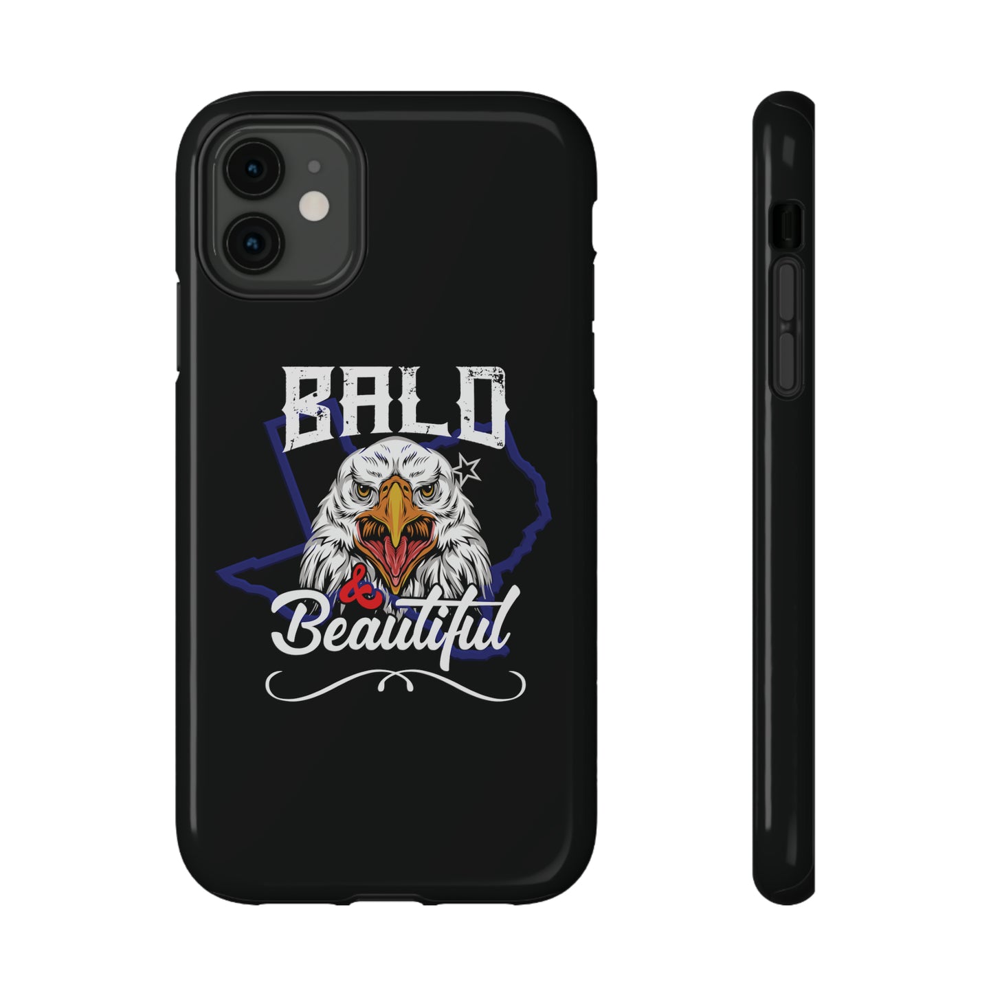 Bald and Beautiful iPhone TOUGH Case [Black]