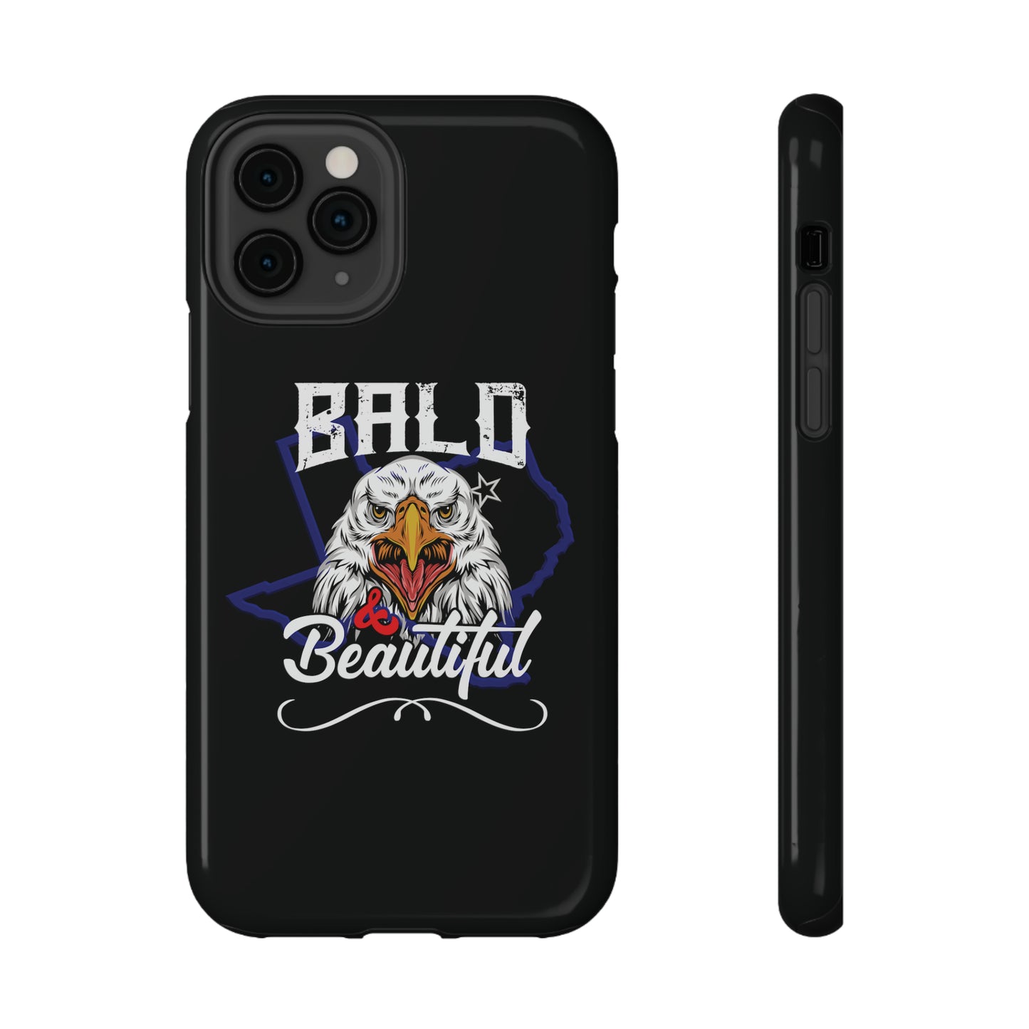 Bald and Beautiful iPhone TOUGH Case [Black]