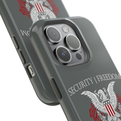 Security and Freedom iPhone TOUGH Case [Grey]