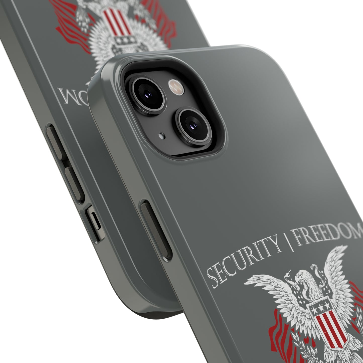 Security and Freedom iPhone TOUGH Case [Grey]