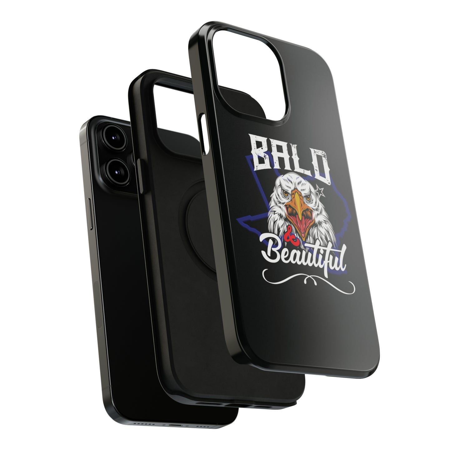 Bald and Beautiful iPhone TOUGH Case [Black]