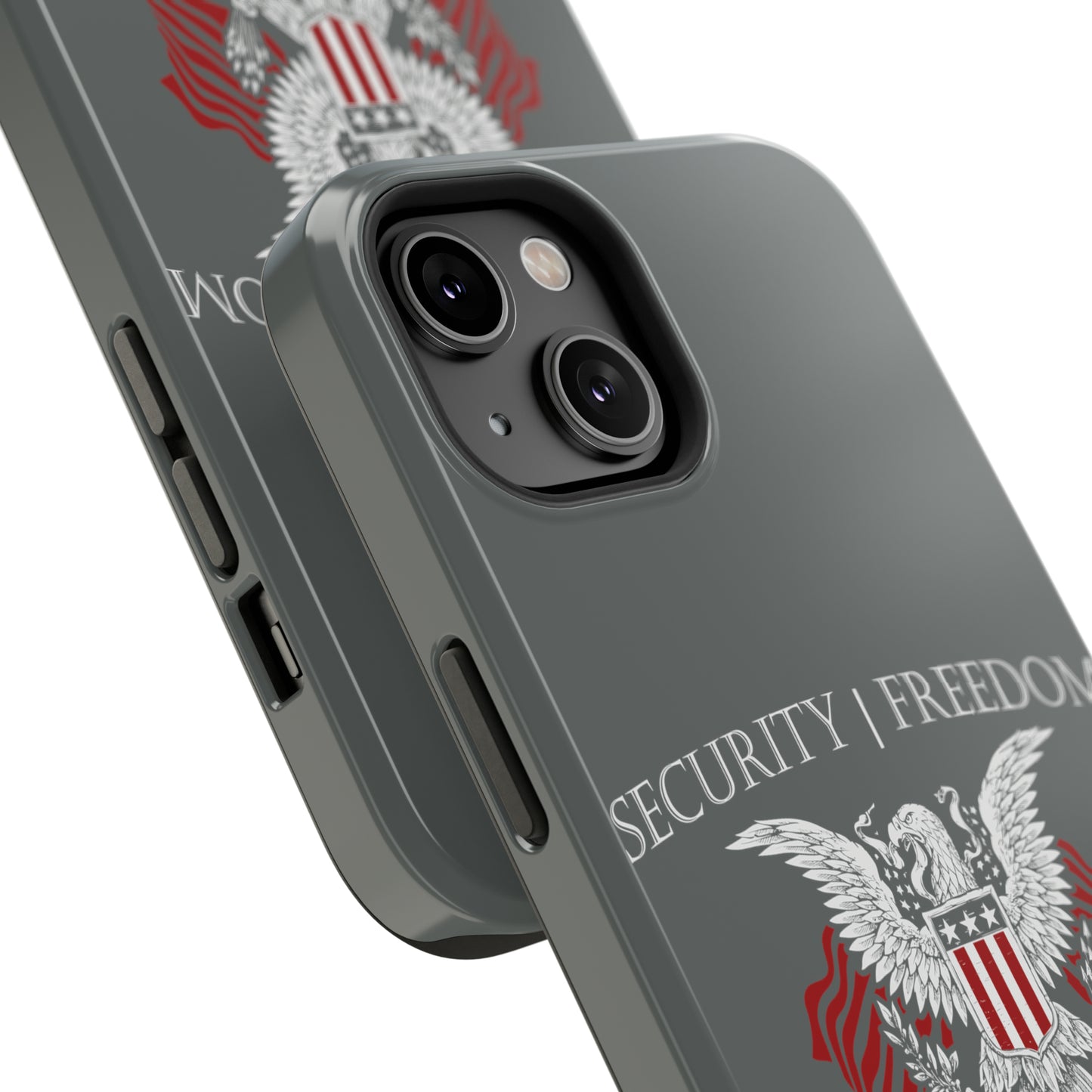 Security and Freedom iPhone TOUGH Case [Grey]