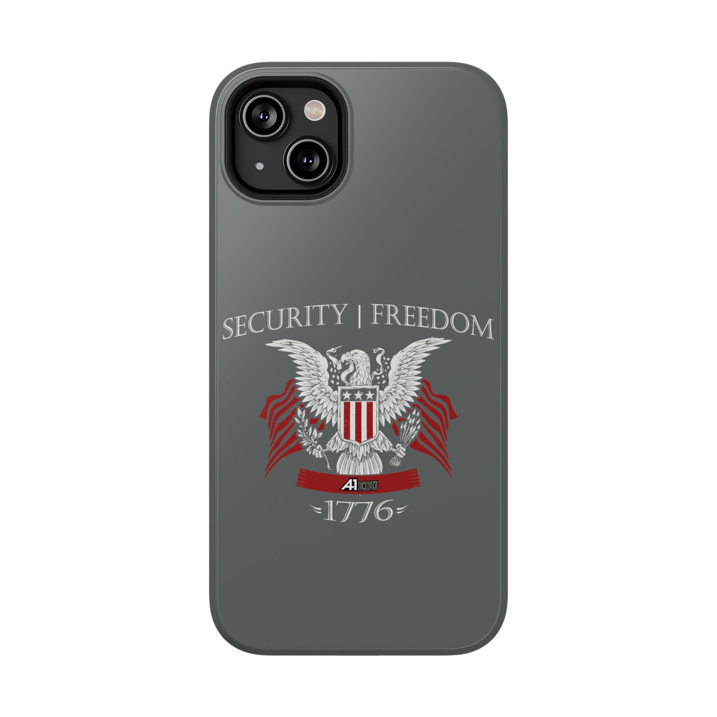 Security and Freedom iPhone TOUGH Case [Grey]