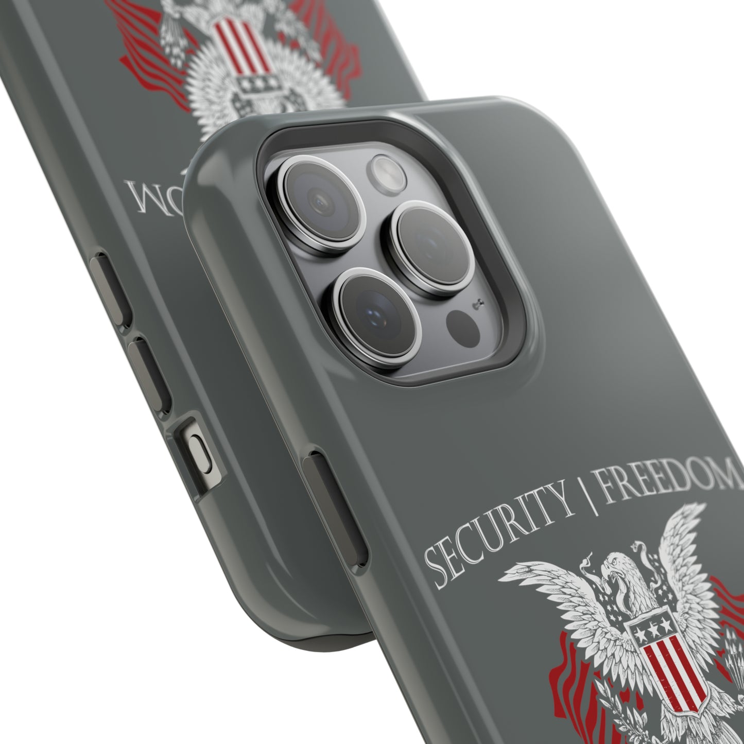 Security and Freedom iPhone TOUGH Case [Grey]