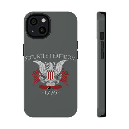 Security and Freedom iPhone TOUGH Case [Grey]