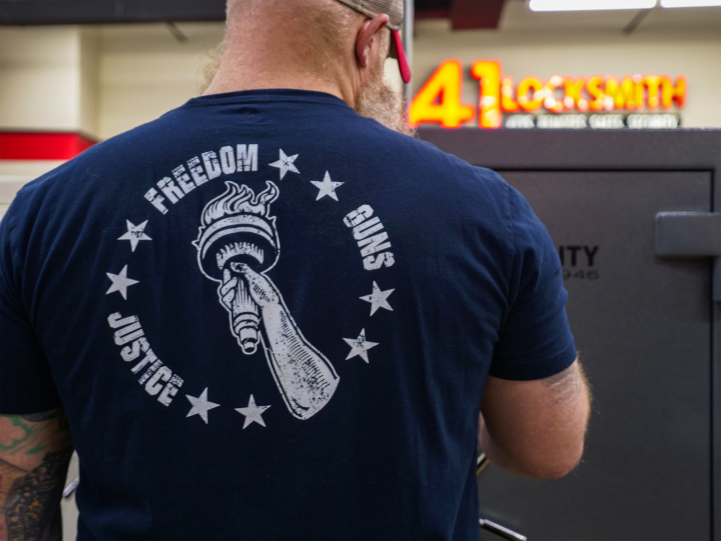 Freedom Justice Guns Tee